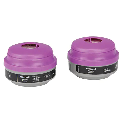 North® N Series Respirator Cartridges, Gas/Vapour Cartridge, Organic Vapour/P100 PK/2