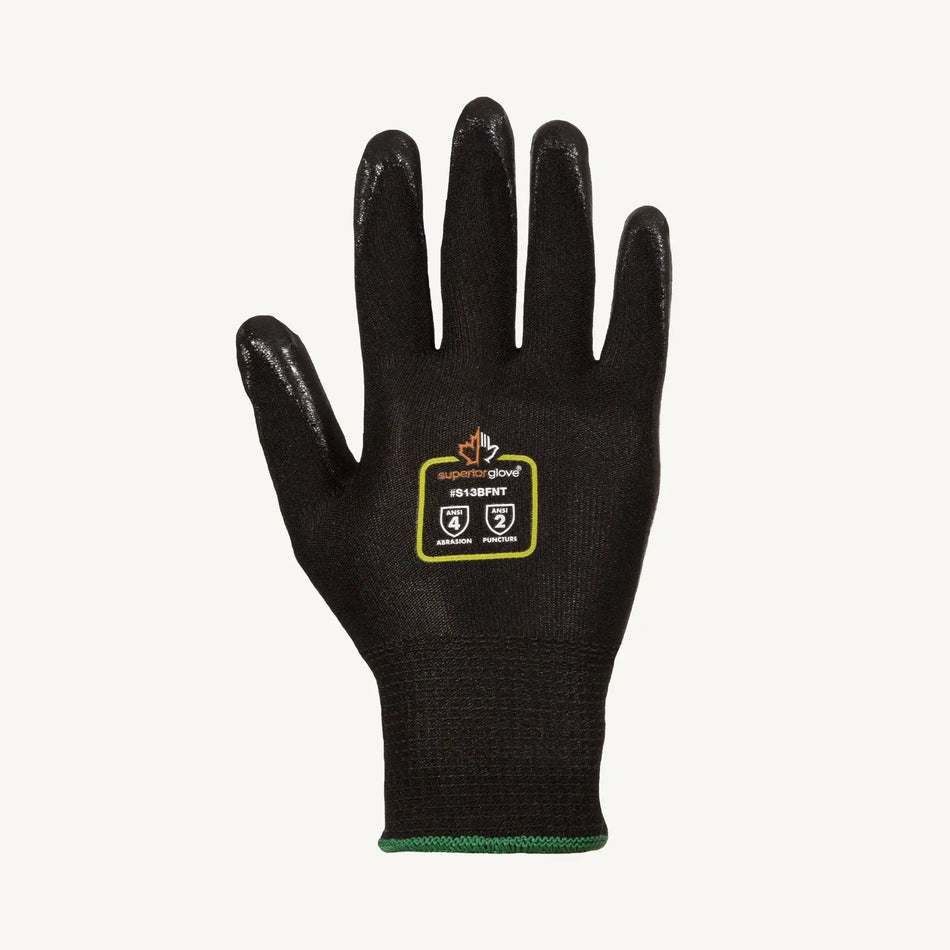 Superior Glove Dexterity Flexible, nitrile-dipped work gloves DZ